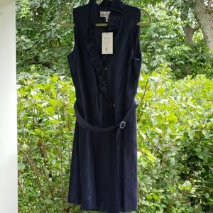 Shimmery blue button down dress - Sara Campbell